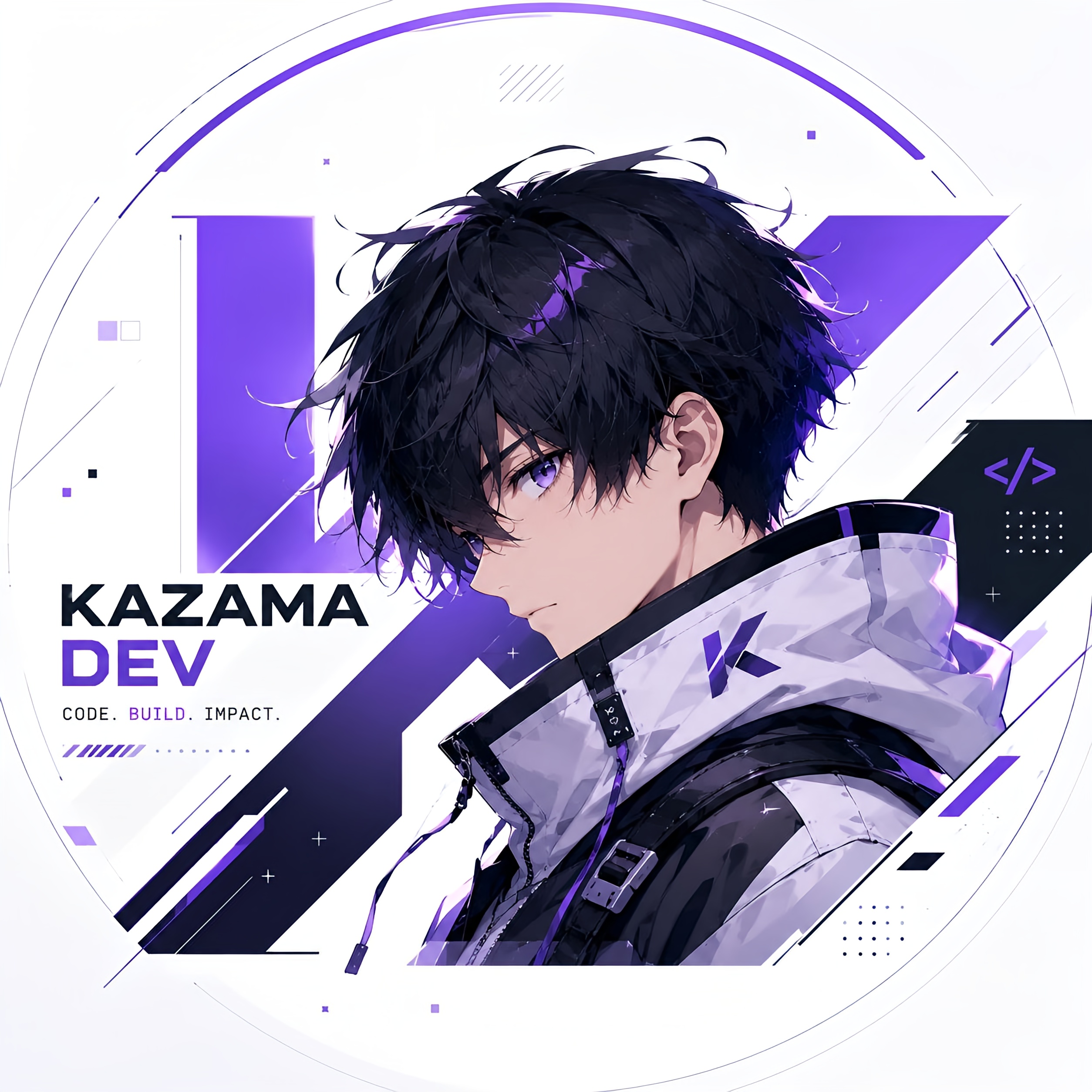 Ilustrasi karakter Kazama